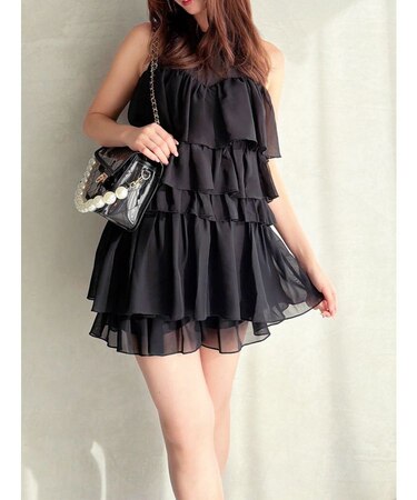 アメスリラッフルチュニック【セットアップ着用可能】