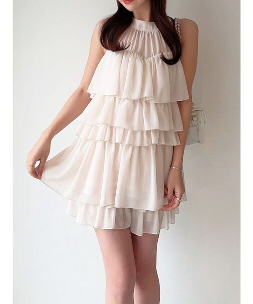 アメスリラッフルチュニック【セットアップ着用可能】