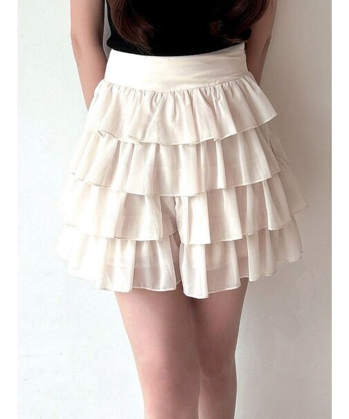 フリルショートパンツ【セットアップ着用可能】