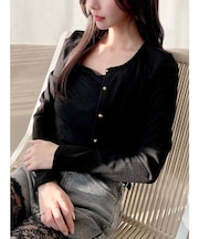 チュールドッキングアンサンブルトップス