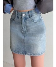 ベーシックデニムミニスカート