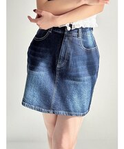 ベーシックデニムミニスカート