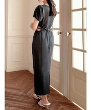 サイドオープンタイトワンピース