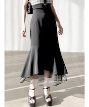 【WEB限定】シアードッキングマーメイドスカート