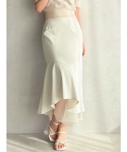 【WEB限定】シアードッキングマーメイドスカート