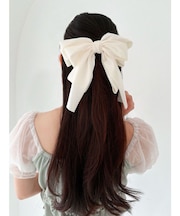 ボリュームリボンバレッタ