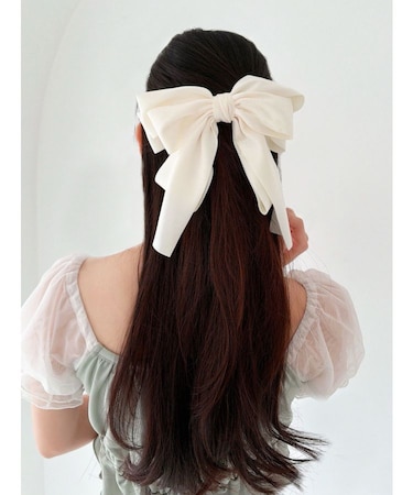 ボリュームリボンバレッタ