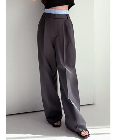 レイヤードチノパンツ