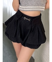 コルセットレイヤードショートパンツ