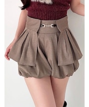 コルセットレイヤードショートパンツ