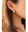 クラスターパールロングピアス
