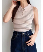 【追加生産分】ノースリニットポロ