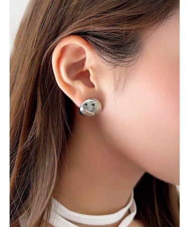 ニュアンスオーバルピアス