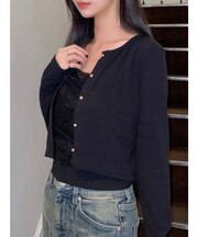シャイニーチュールアンサンブルトップス