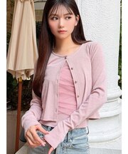 シャイニーチュールアンサンブルトップス