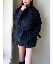 2wayショートトレンチコート