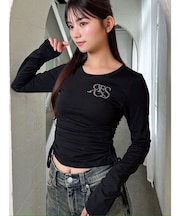 【骨格ウェーブ向け】サイドドロストロングTシャツ