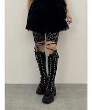 レースアップバイカーパンツ