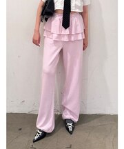 スカートレイヤードスウェットパンツ