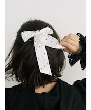 ビジュービッグリボンバレッタ