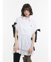 ウエストリボンチュニックシャツ