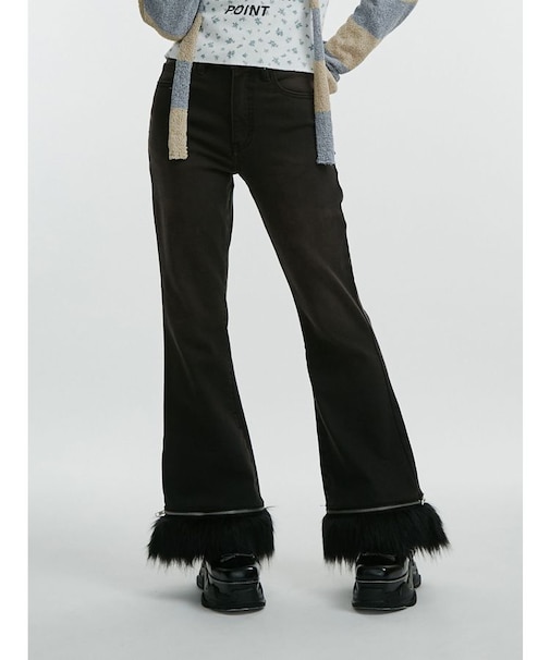 ファードッキングフィットフレアデニム