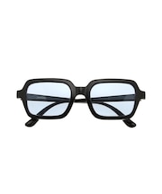 スクエアフレームカラーサングラス