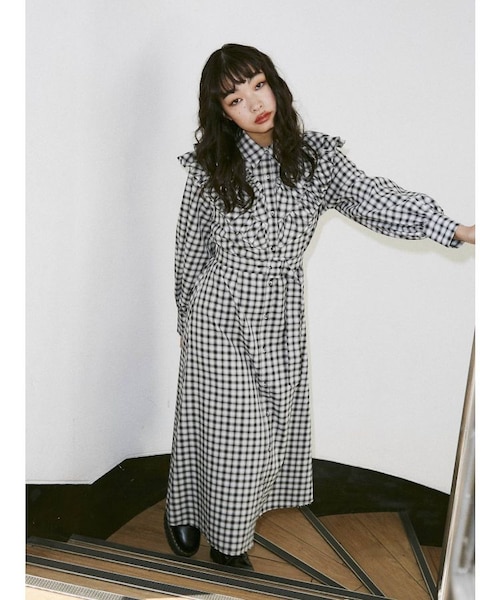 fifichachnilフィフィシャシュニルシャツワンピースチェック36ピンク FIFI CHACHNILのフリマアイテム一覧