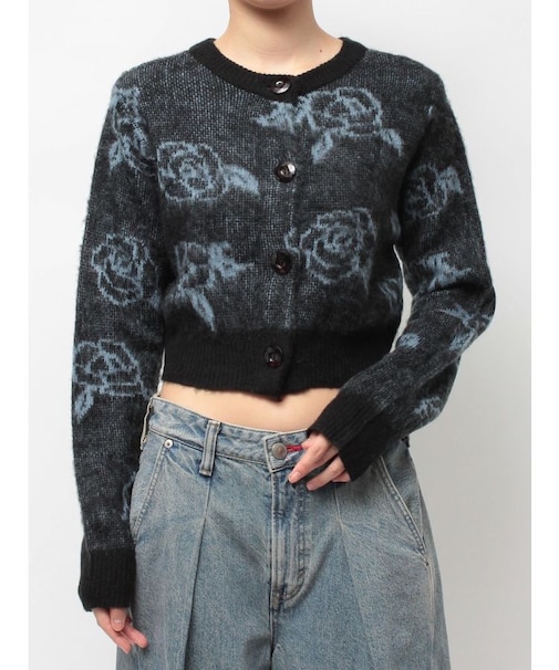 2WAYパターンショートカーデ