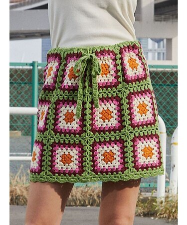 クロシェミニスカート