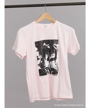 【JANIS】Distressed photo print t-shirts【コラボ】