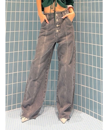 【Something ×PosTokyo】BELTLESS WIDE DENIM