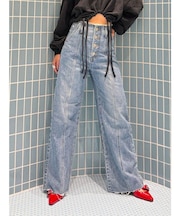 【Something ×PosTokyo】BELTLESS WIDE DENIM