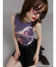 【JANIS】photo print sleeveles【コラボ】