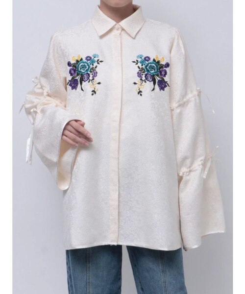 （新品未使用）KEITAMARUYAMA×jouetieチャイナシャツ KEITAMARUYAMAコラボ】 チャイナシャツ｜ジュエティの通販｜&mall
