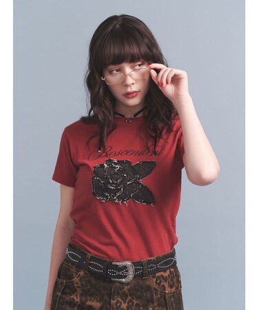 ローズドッキングTシャツ