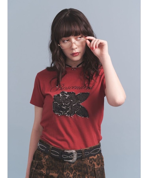 ローズドッキングTシャツ