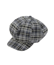 チェックパターンビッグキャスケット