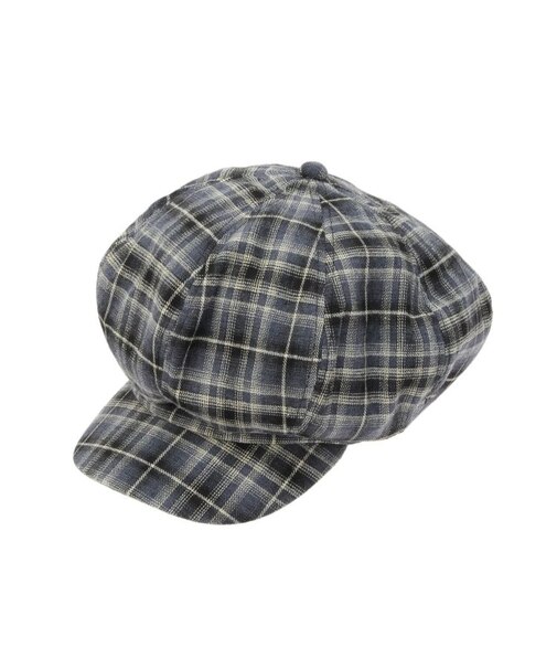 チェックパターンビッグキャスケット