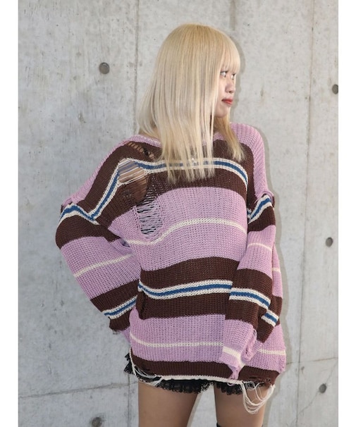 マルチWAYダメージニット