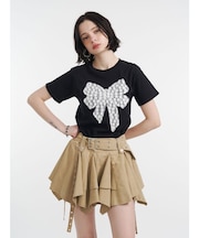 リボンドッキングTシャツ