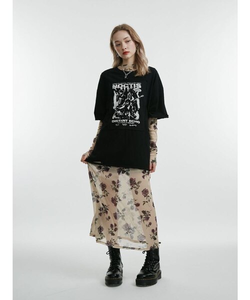 ジュエティ ワンピース フリルロングシャツワンピース｜ジュエティの通販｜&mall