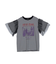 チュールレイヤードロックTシャツ