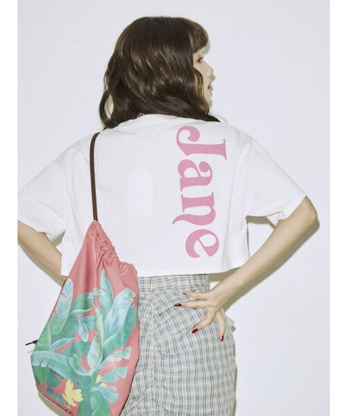 me jane クロップド Tシャツ【コラボ】｜ジュエティの通販