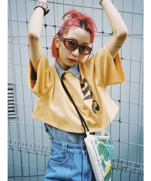 me jane クロップド Tシャツ【コラボ】｜ジュエティの通販