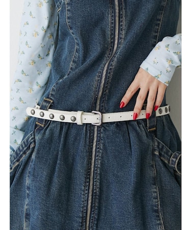 スタッズスリムベルト