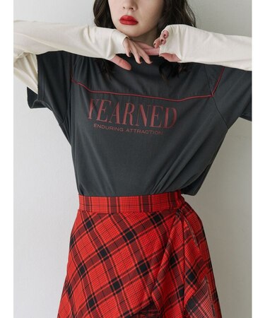 ロゴレイヤリングTシャツ