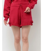 ローズモチーフニットショーパン【セットアップ対応】