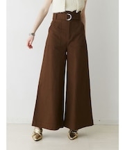 スーパーハイウエストワイドパンツ