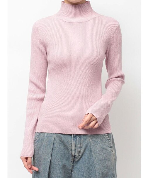 ベーシックカラーハイネックニット